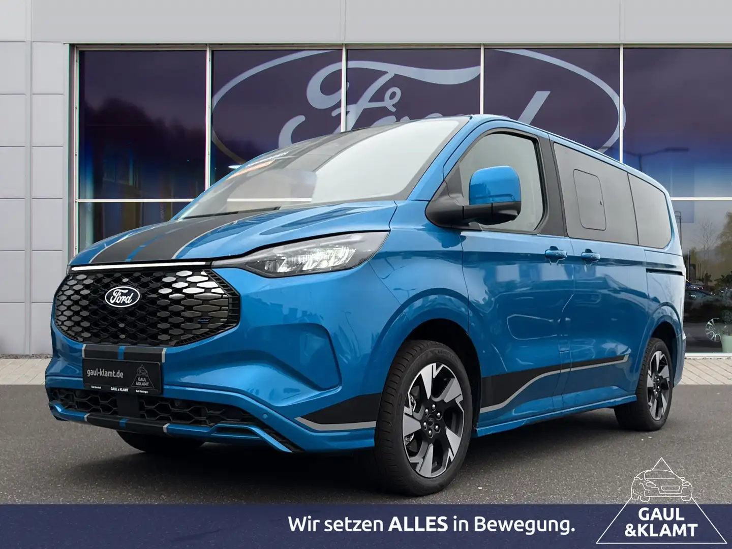 Ford Tourneo Custom Custom  #Elektro# 340 L1 Tourneo Sport RWD Blau - 1