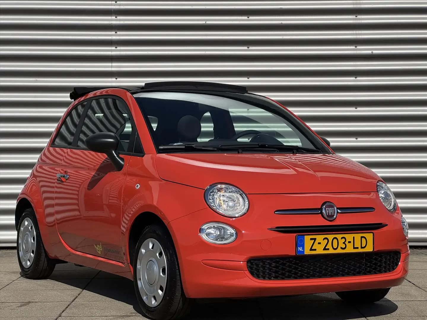Fiat 500C Cabriolet I Hybrid I Urban | Airco | Bluetooth Oranje - 2