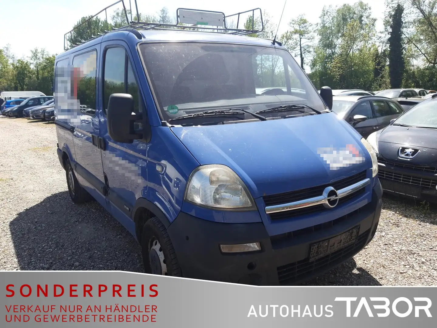Opel Movano L1H1 Klima AHK el.FH ZV Dachträger Albastru - 2