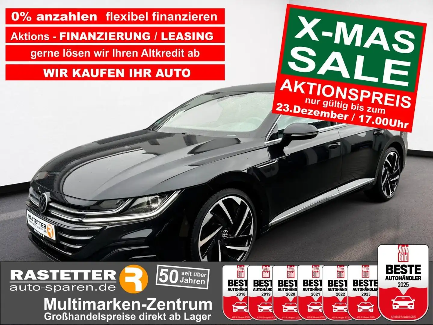 Volkswagen Arteon Shooting Brake 4M R-Line PanoSD+AHK+Harman+HUD+20Z Schwarz - 1