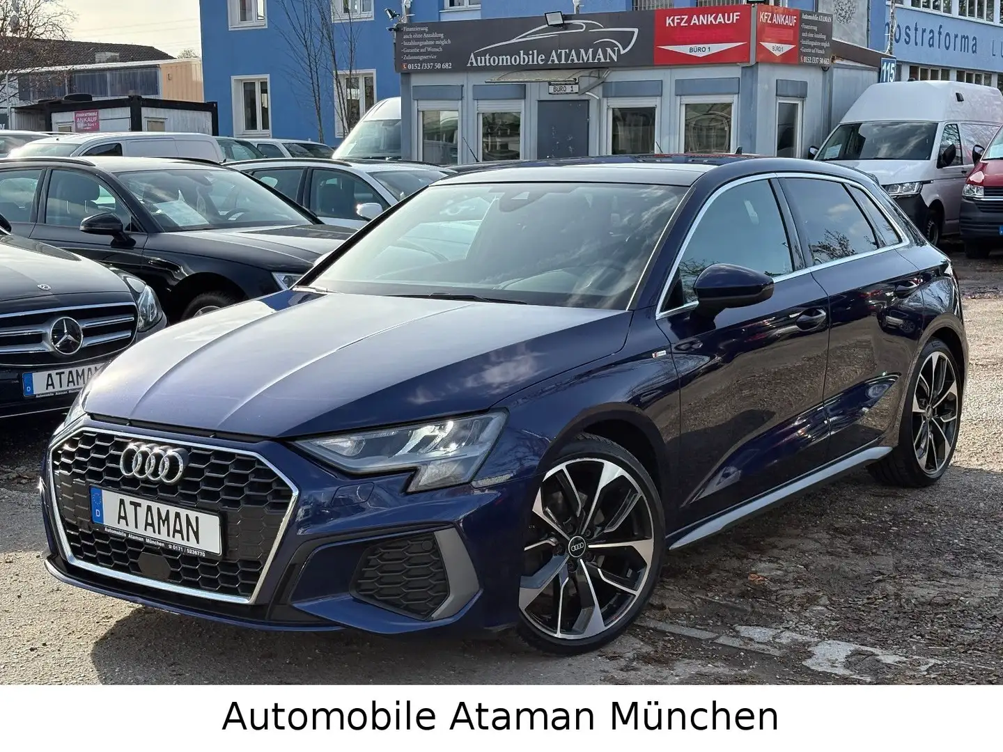 Audi A3 Sportback 35 TDI *2 x S line* Leder / Pano Blau - 2