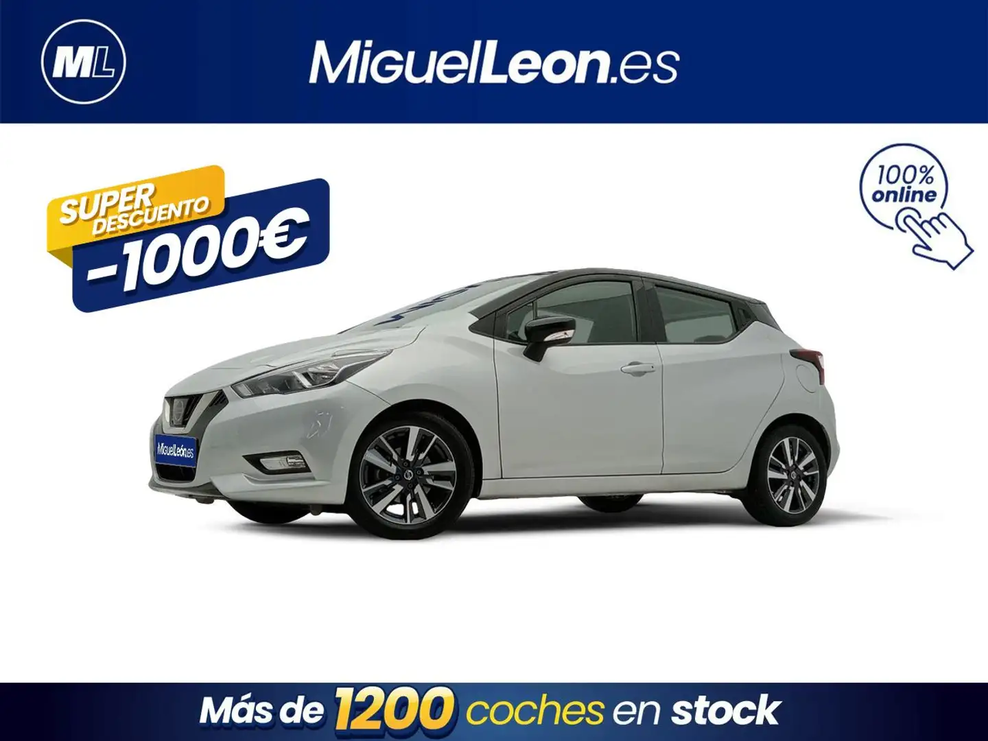 Nissan Micra IG-T S&S Acenta 90 Gris - 1