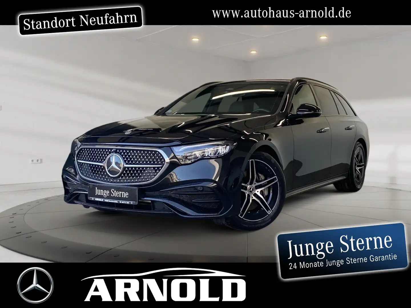 Mercedes-Benz E 200 E 200 T AMG-Line DISTRONIC LED Navi Lenkradhzg. BC Schwarz - 1