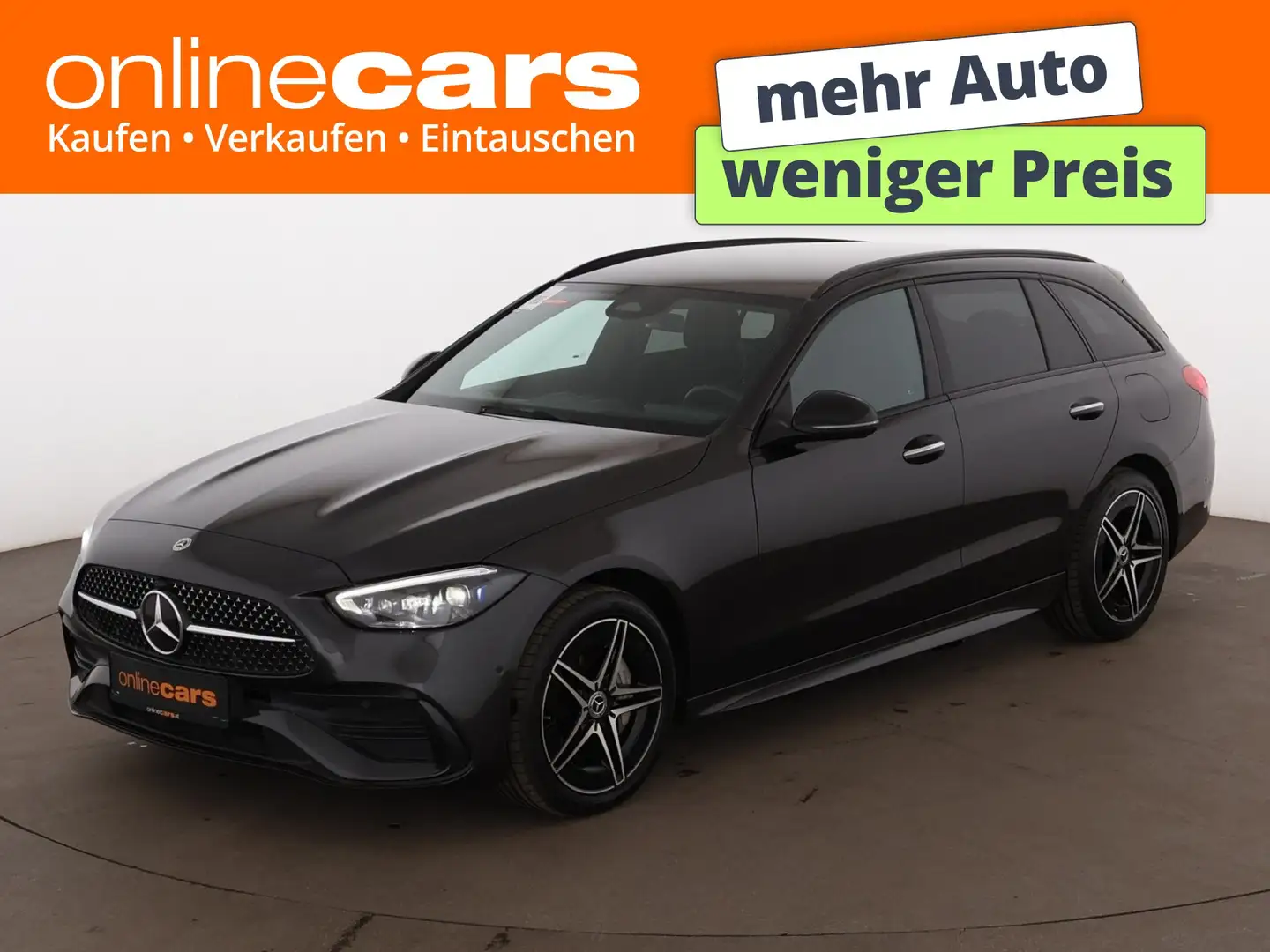 Mercedes-Benz C 300 e PHEV AMG-Line Aut LED HEAD-UP LEDER NAVI Grau - 1