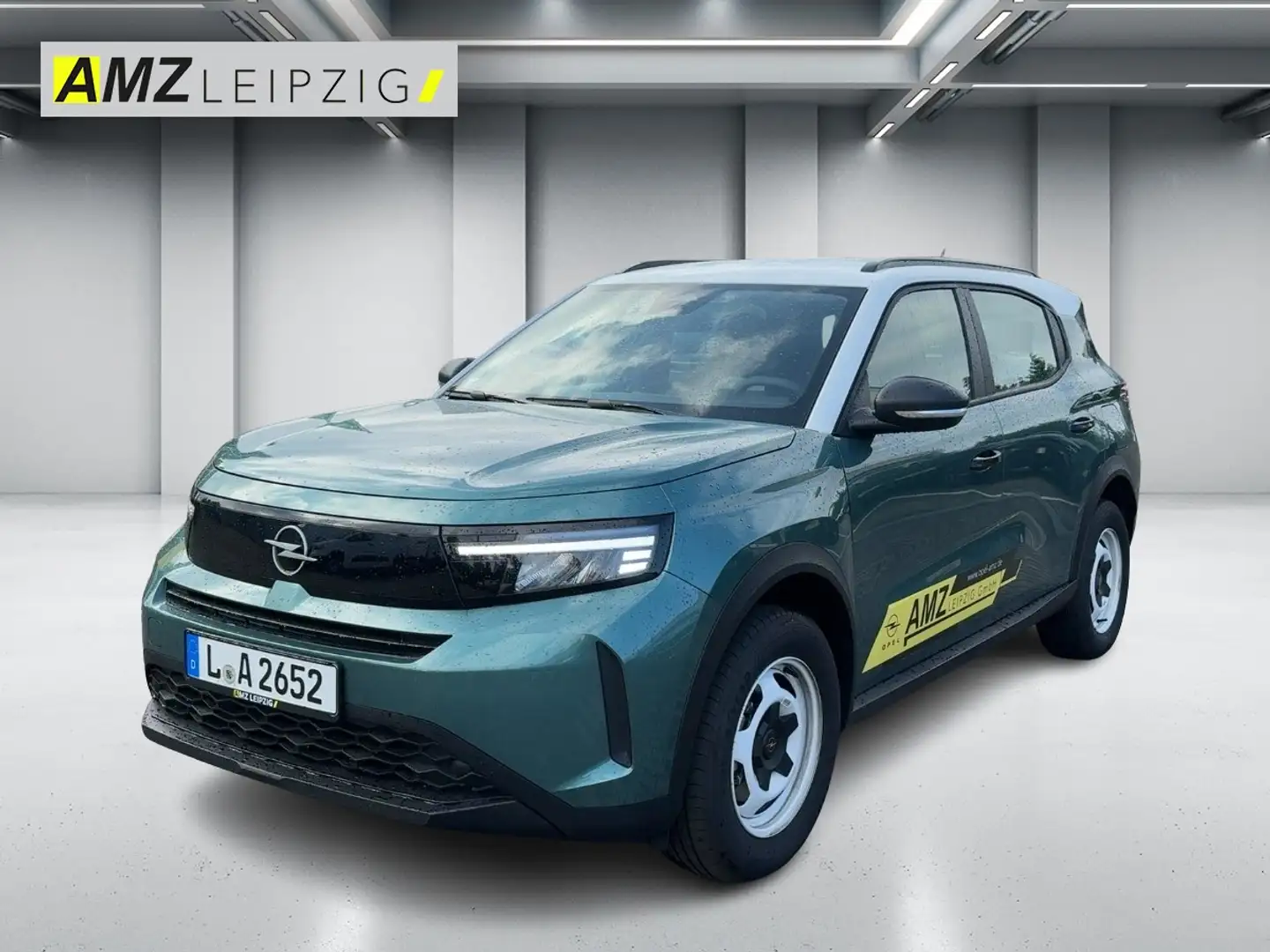 Opel Frontera 100kW 1.2 Edition +KAM KlimaA PDC SpurH Grün - 1