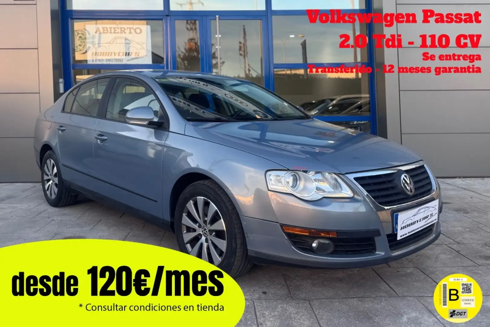 Volkswagen Passat 2.0TDI CR Advance Plus 110 Gris - 1