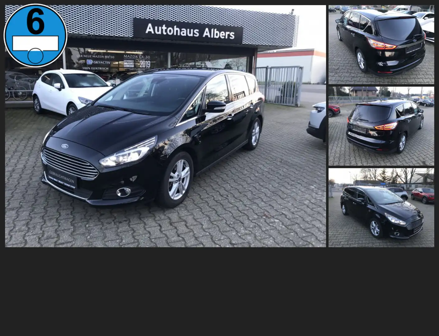 Ford S-Max 2.0 TDCi Titanium, NAVI, LED, Business-P. Zwart - 1