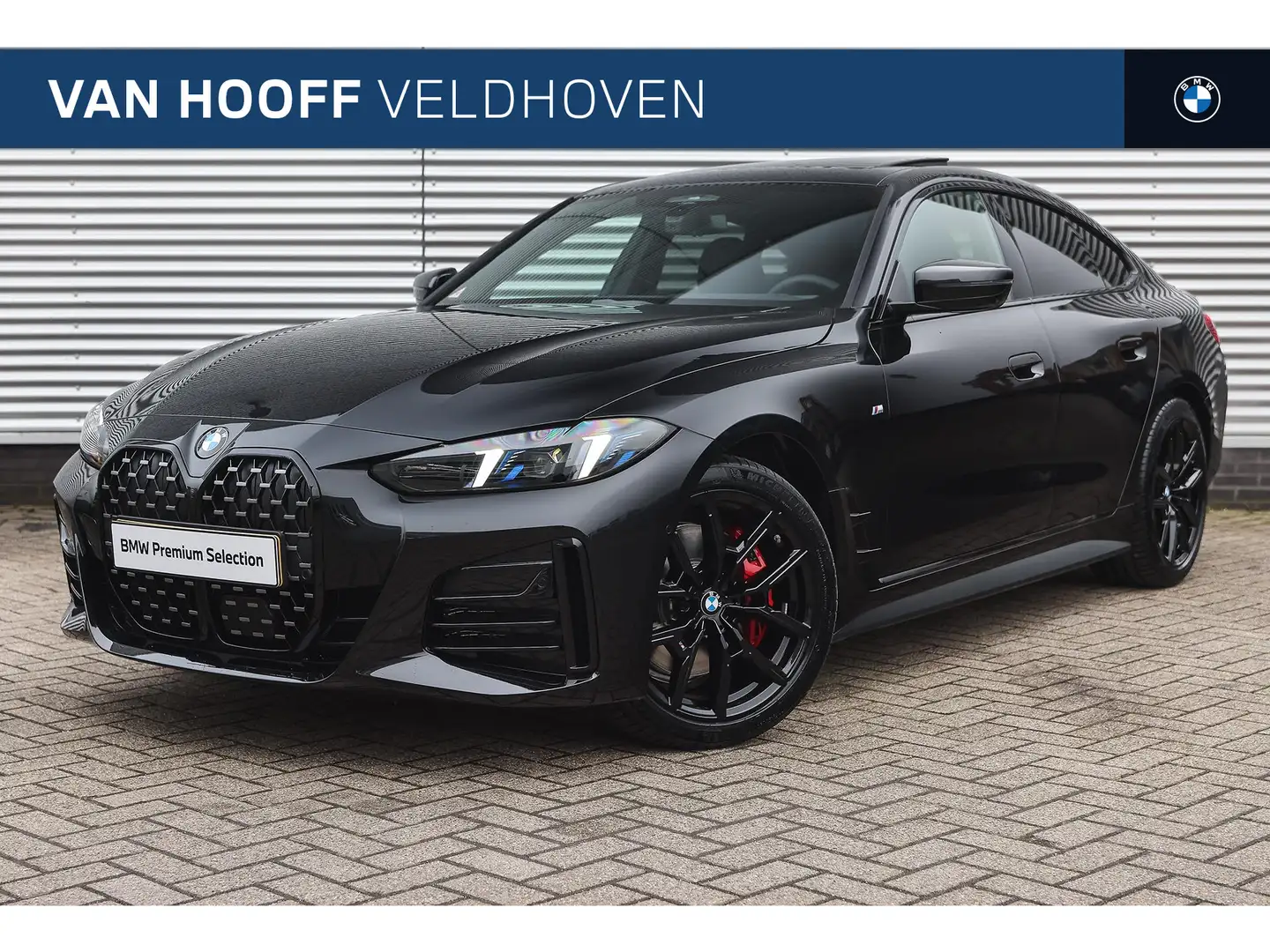 BMW 420 4 Serie Gran Coupé 420i High Executive M Sport Aut Zwart - 1