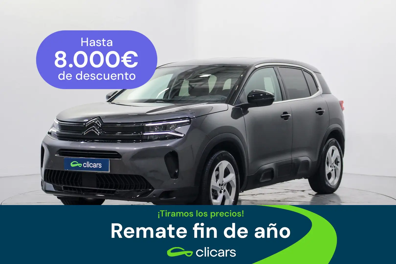 Citroen C5 Aircross Hybrid Plus e-DCS6 136 Gris - 1