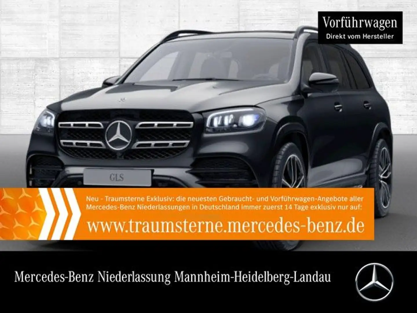 Mercedes-Benz GLS 580 4M AMG Fahrass Fondent WideScreen Stdhzg Noir - 1