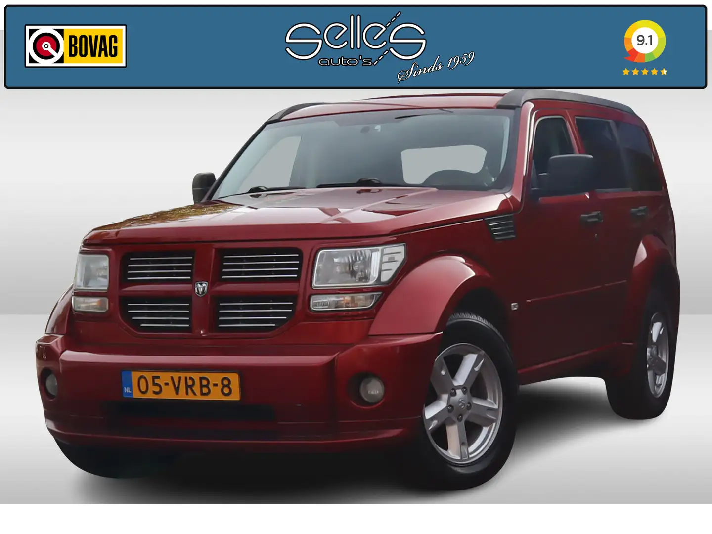 Dodge Nitro 2.8 | Trekhaak | Automaat | 4X4 | Cruise control | Roşu - 1
