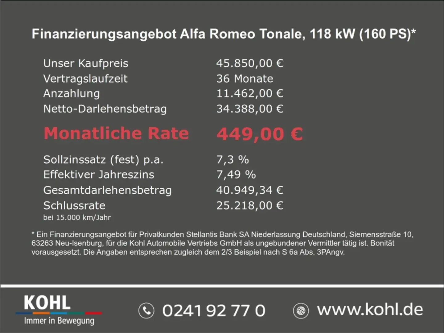 Alfa Romeo Tonale Ibrida Intensa 1.5 VGT Mild-Hybrid 160PS Navi Rood - 2