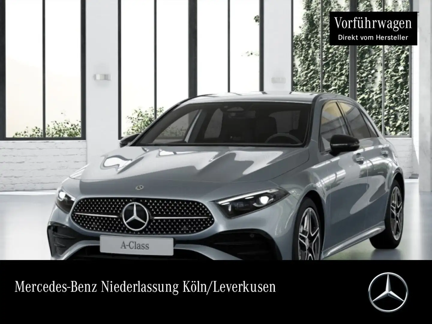 Mercedes-Benz A 200 AMG+NIGHT+MULTIBEAM+KAMERA+TOTW+KEYLESS+7G Silber - 1
