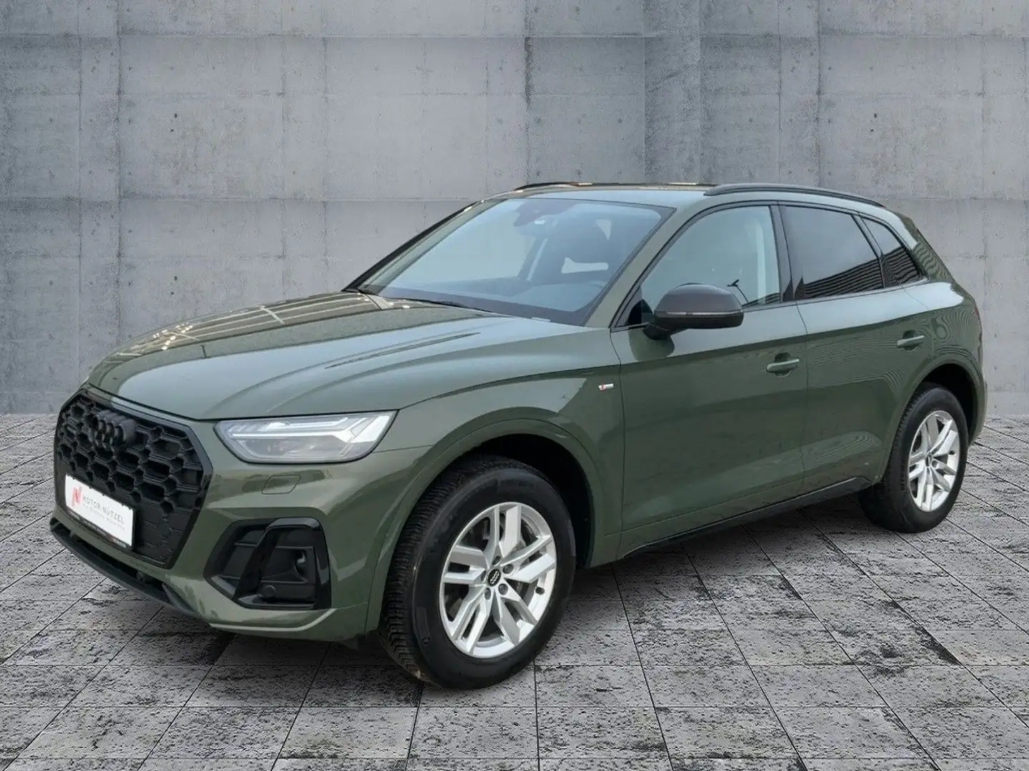 Audi Q5 40 TDI QU S-TR S-LINE MATRIX+NAVI+GRA+SHZ+DAB Grün - 2
