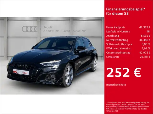 Audi S3 Sportback quattro 2.0 TFSI S tronic Navi Digitales