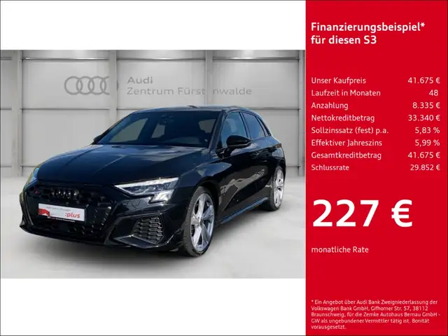 Audi S3 Sportback quattro 2.0 TFSI S tronic Navi Digitales