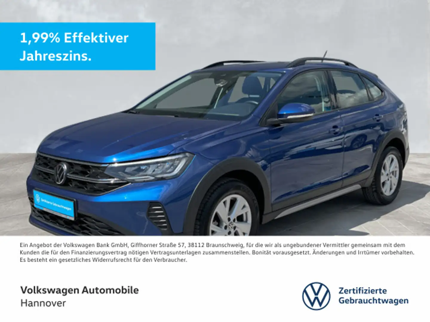 Volkswagen Taigo 1.0 TSI Life Navi Kamera Shz PDC App LED D Blau - 1