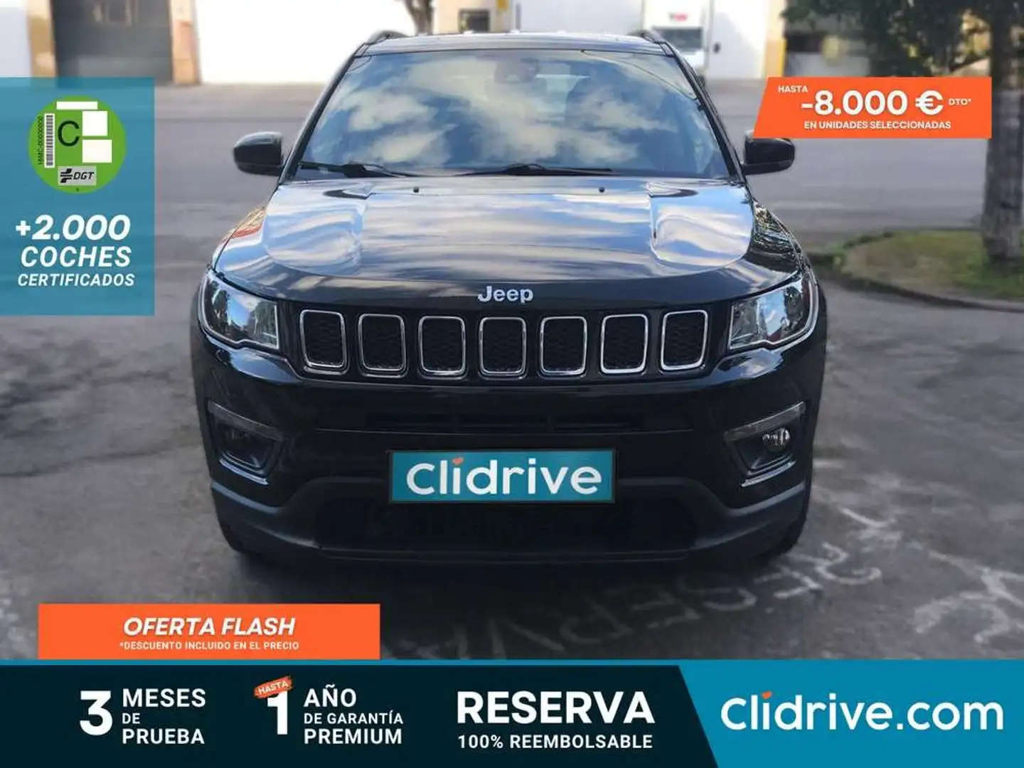 Jeep Compass 2.0 Mjt Longitude 4x4 AD Aut. 103kW Negro - 1