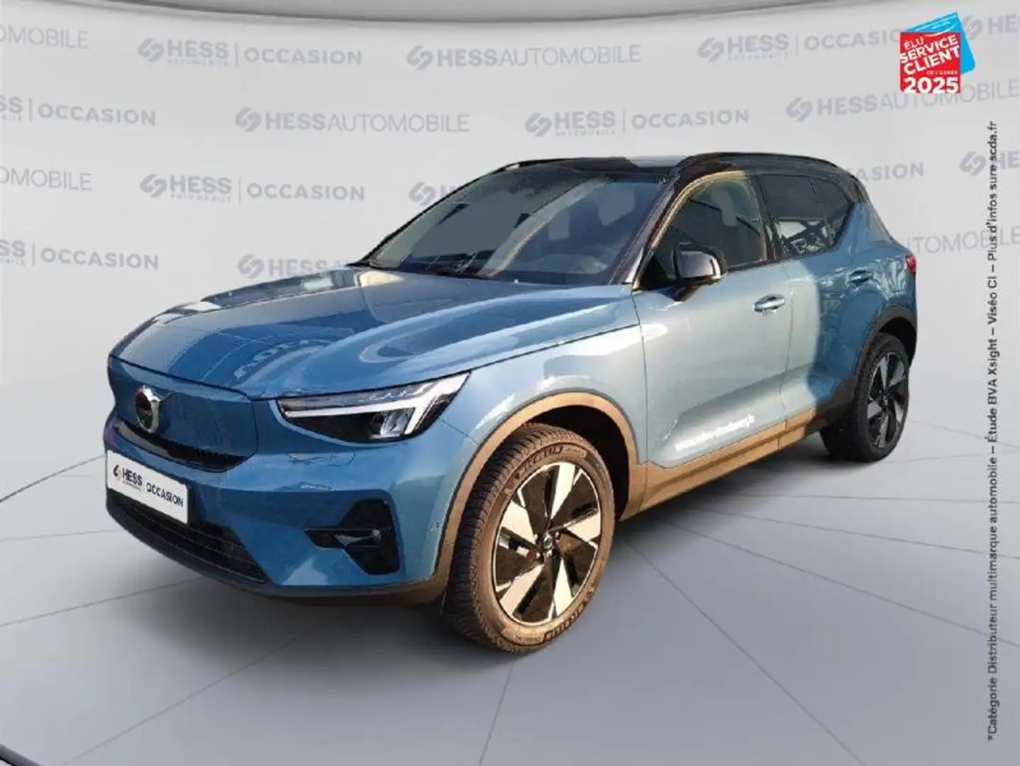 Volvo XC40 Recharge Extended Range 252ch Ultimate Bleu - 1