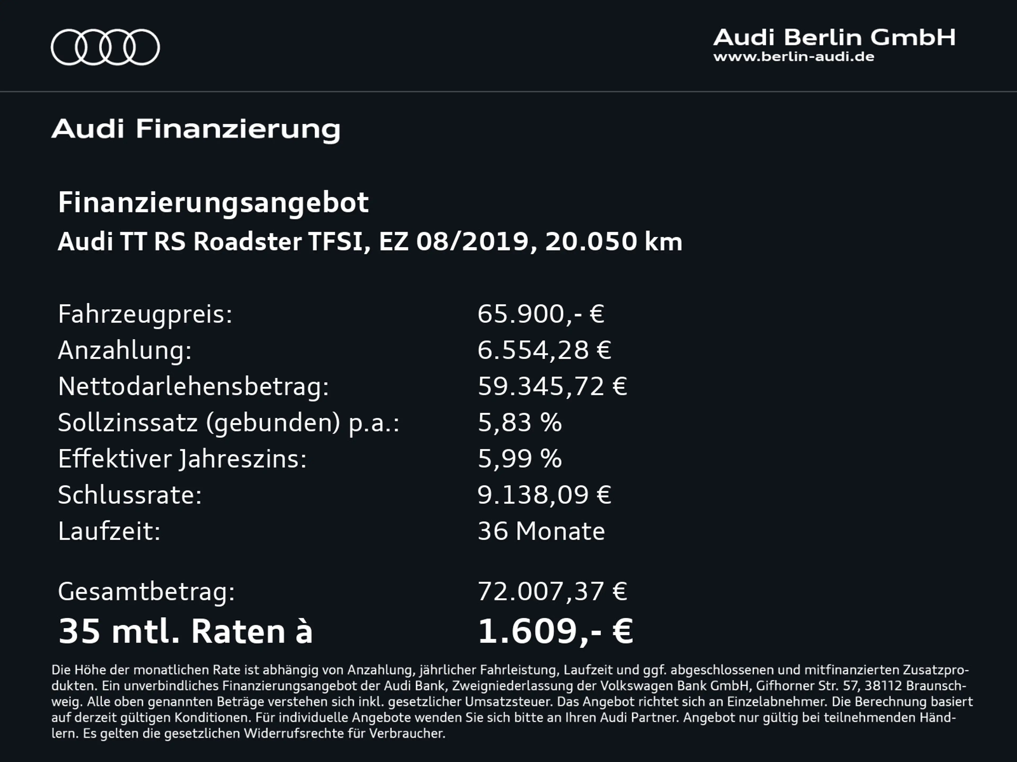 Audi TT RS S tr.VIRTUAL MATRIX NAVI B&O — photo 4