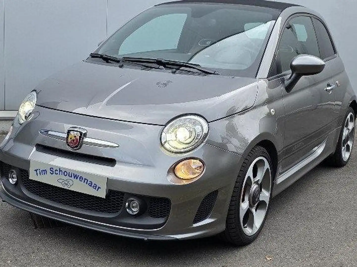 Fiat 500C Abarth 16 v  135 pk * Zeer mooie staat !!!* Grijs - 1