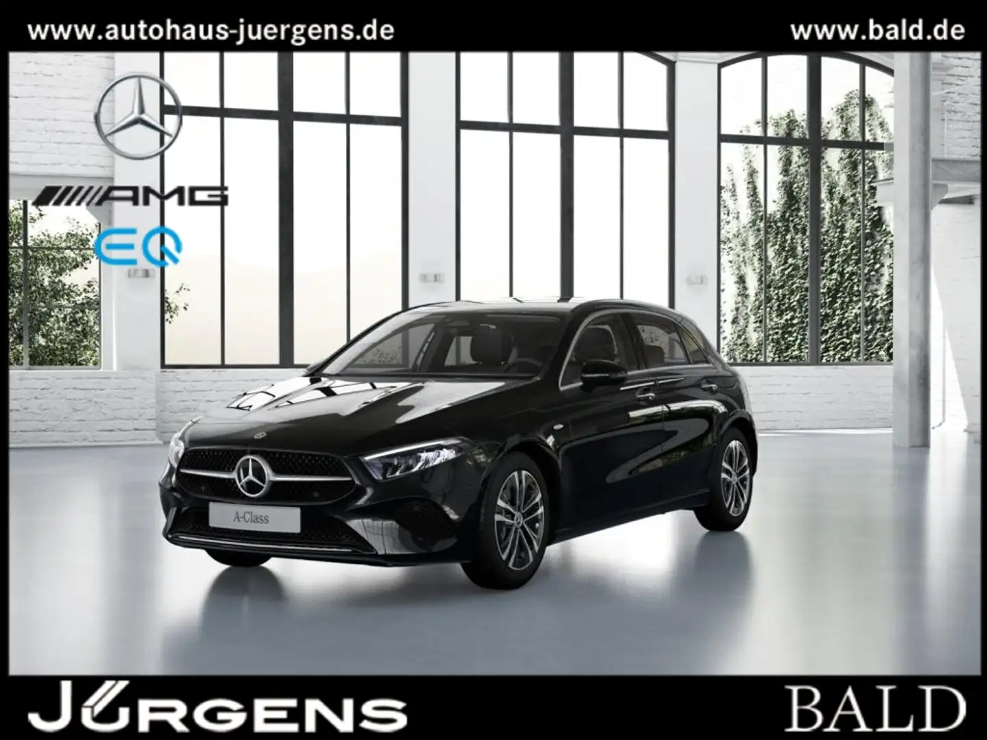 Mercedes-Benz A 250 e Progressive/LED/Cam/AHK/Winter/SHZ/17' Schwarz - 1