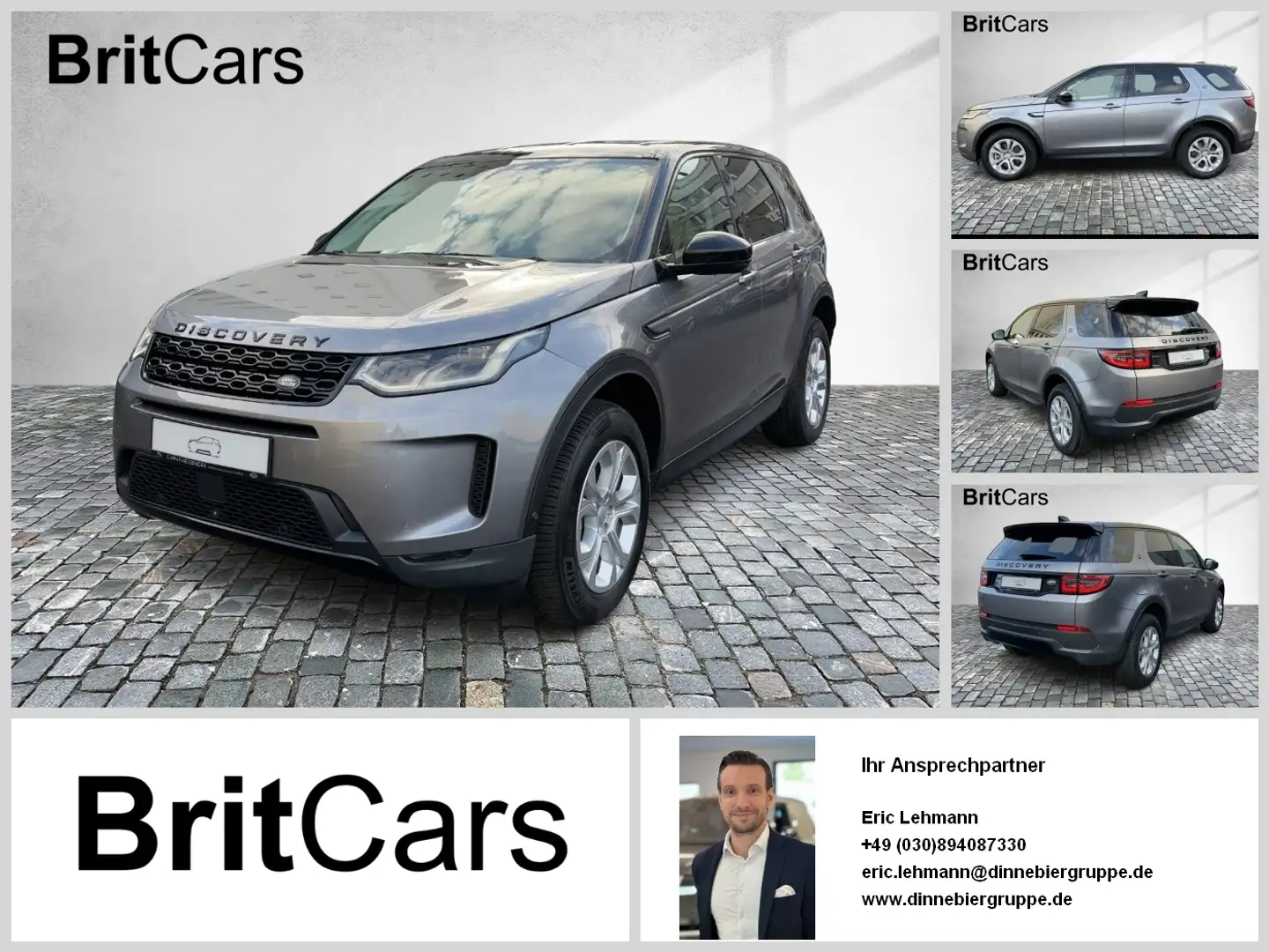 Land Rover Discovery Sport 2.0 P250 S Matrix LED 360 Kamera Gris - 1
