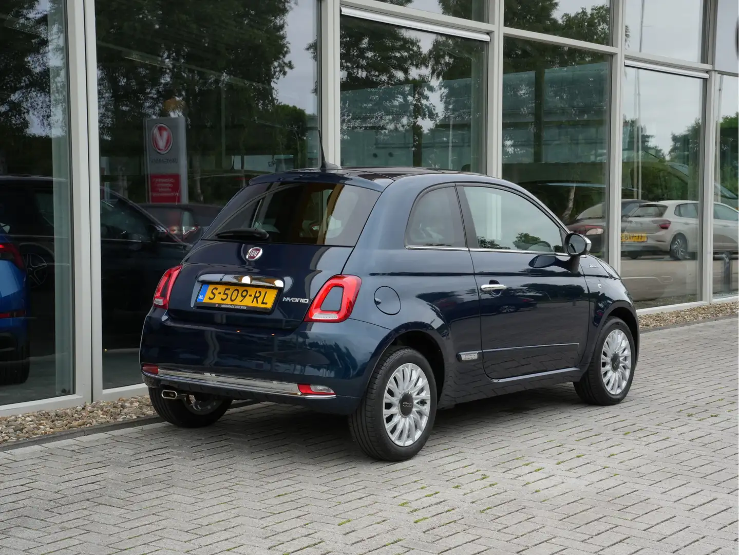 Fiat 500 1.0 Hybrid Dolcevita | Panorama Dak | Climate Cont Bleu - 2