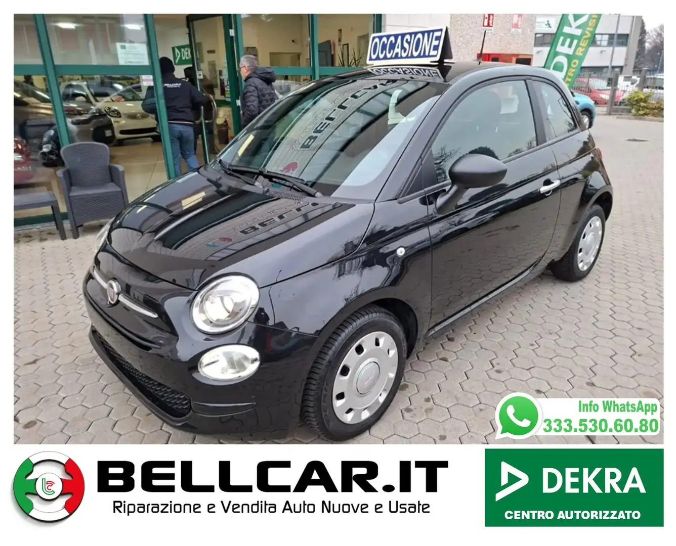 Fiat 500 500 1.0 hybrid 70cv Nero - 1
