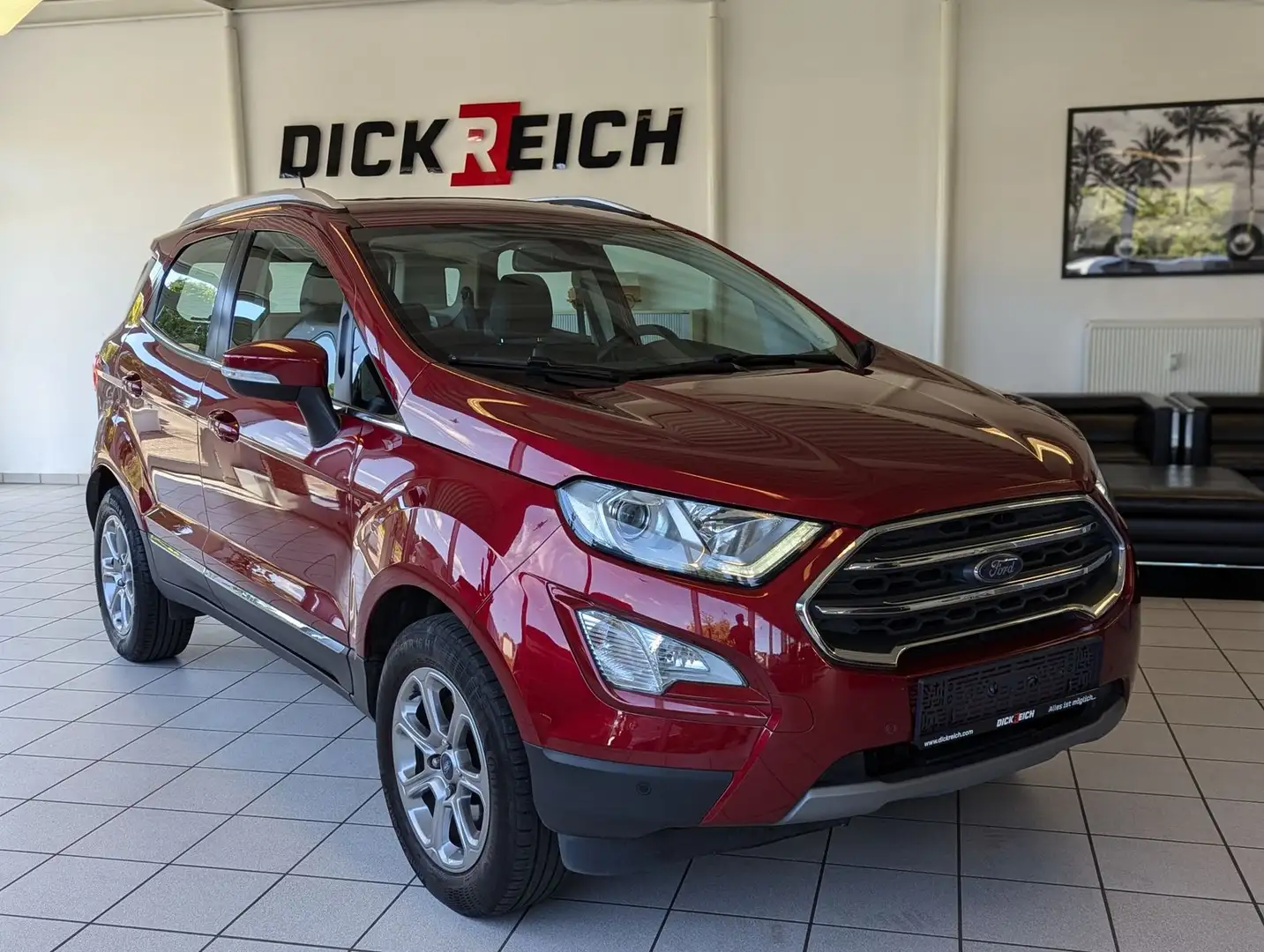 Ford EcoSport Titanium Navi-AppLink Komfort-Paket AHK Rot - 1
