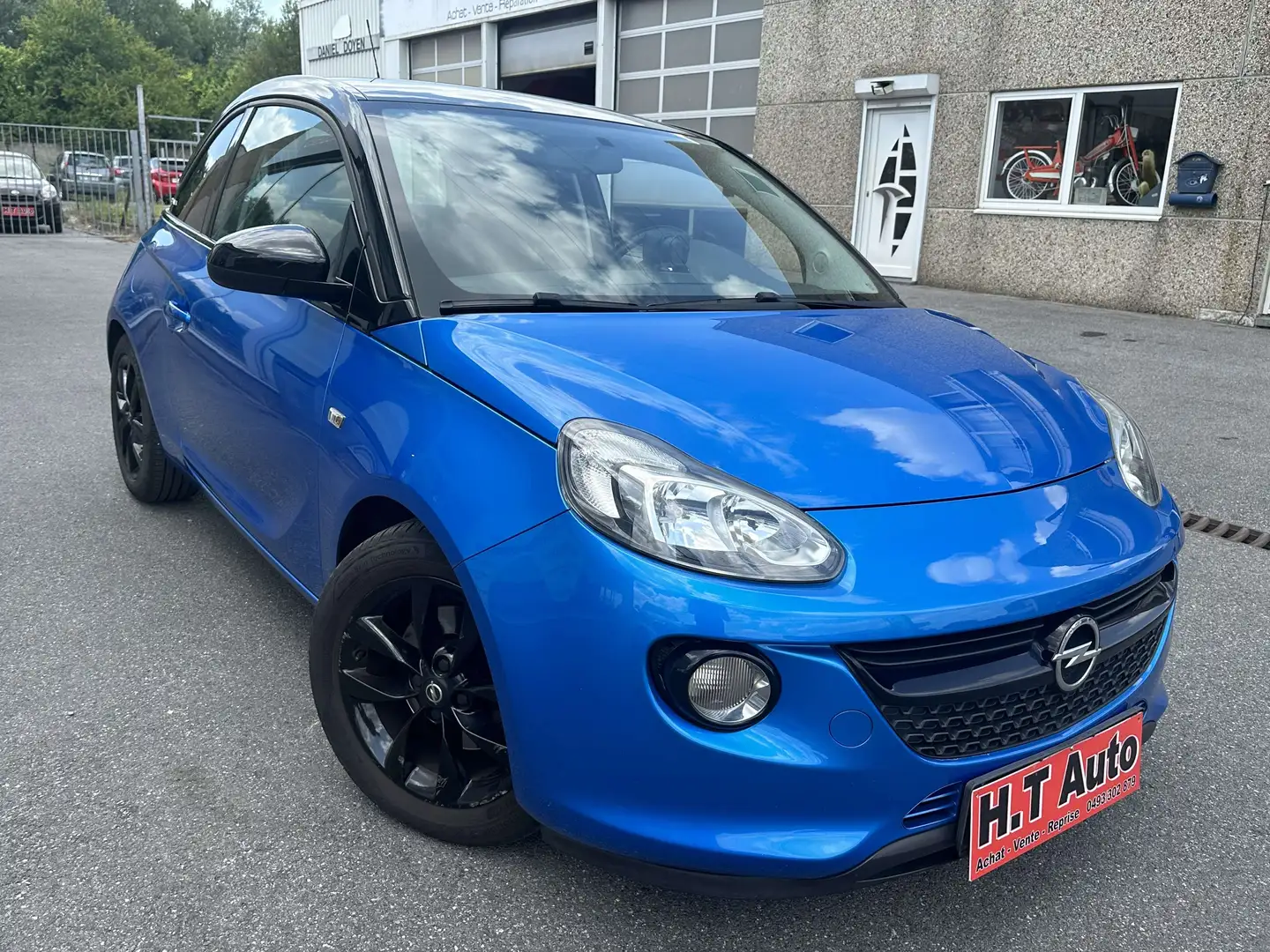 Opel Adam 1.0 Turbo Start/Stop/Etat neuf/Airco/Euro6b Gris - 2