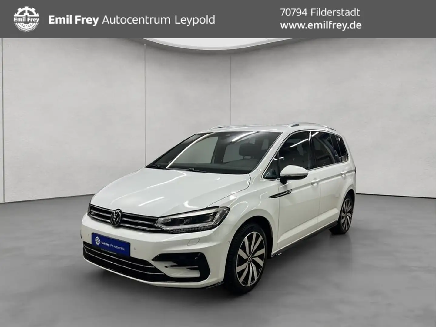 Volkswagen Touran 2.0 TDI DSG Highline AHK Navi Weiß - 1