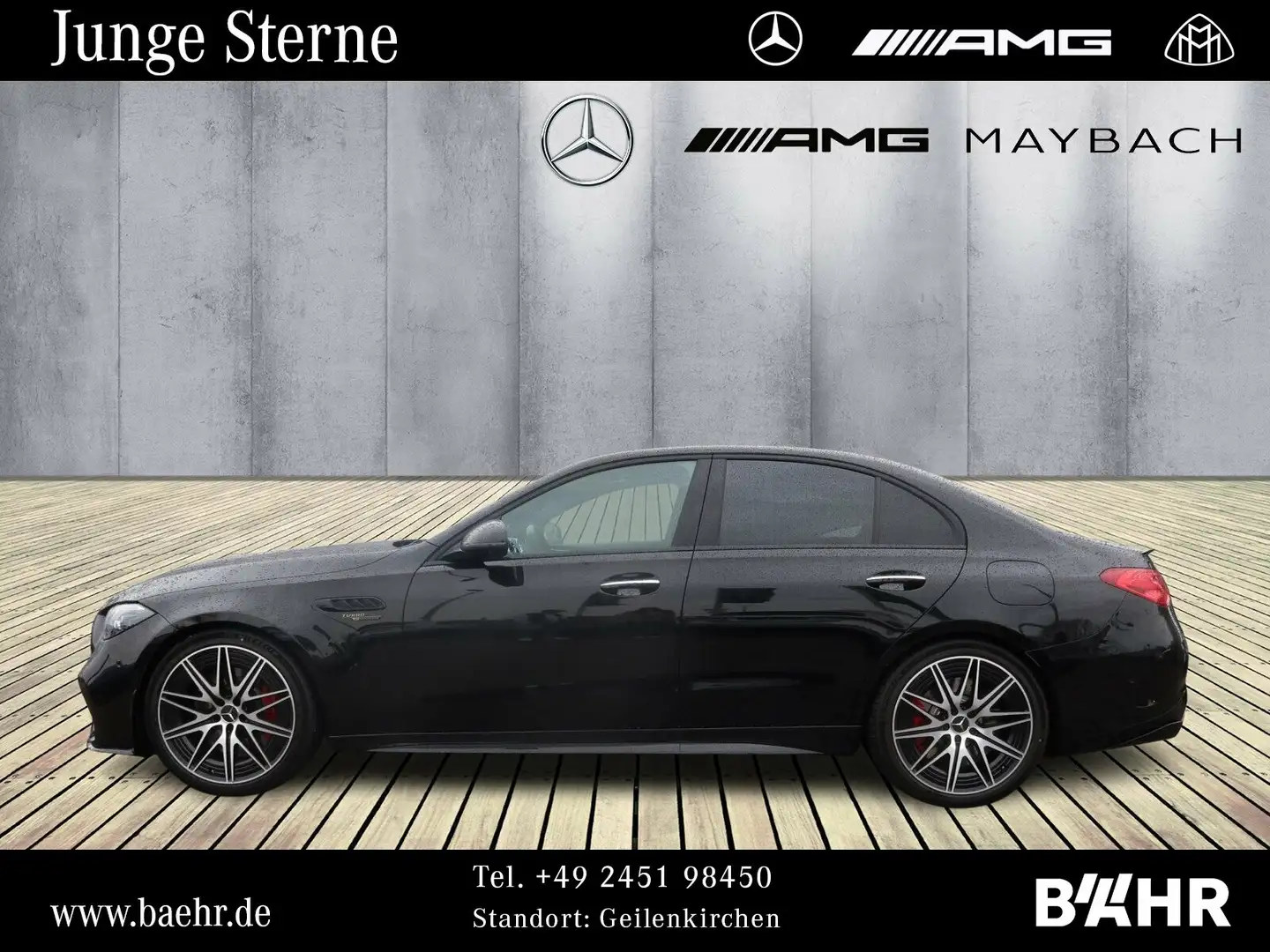 Mercedes-Benz C 63 AMG C 63 S E AMG Performance Night/Pano/Drivers/360° Schwarz - 2