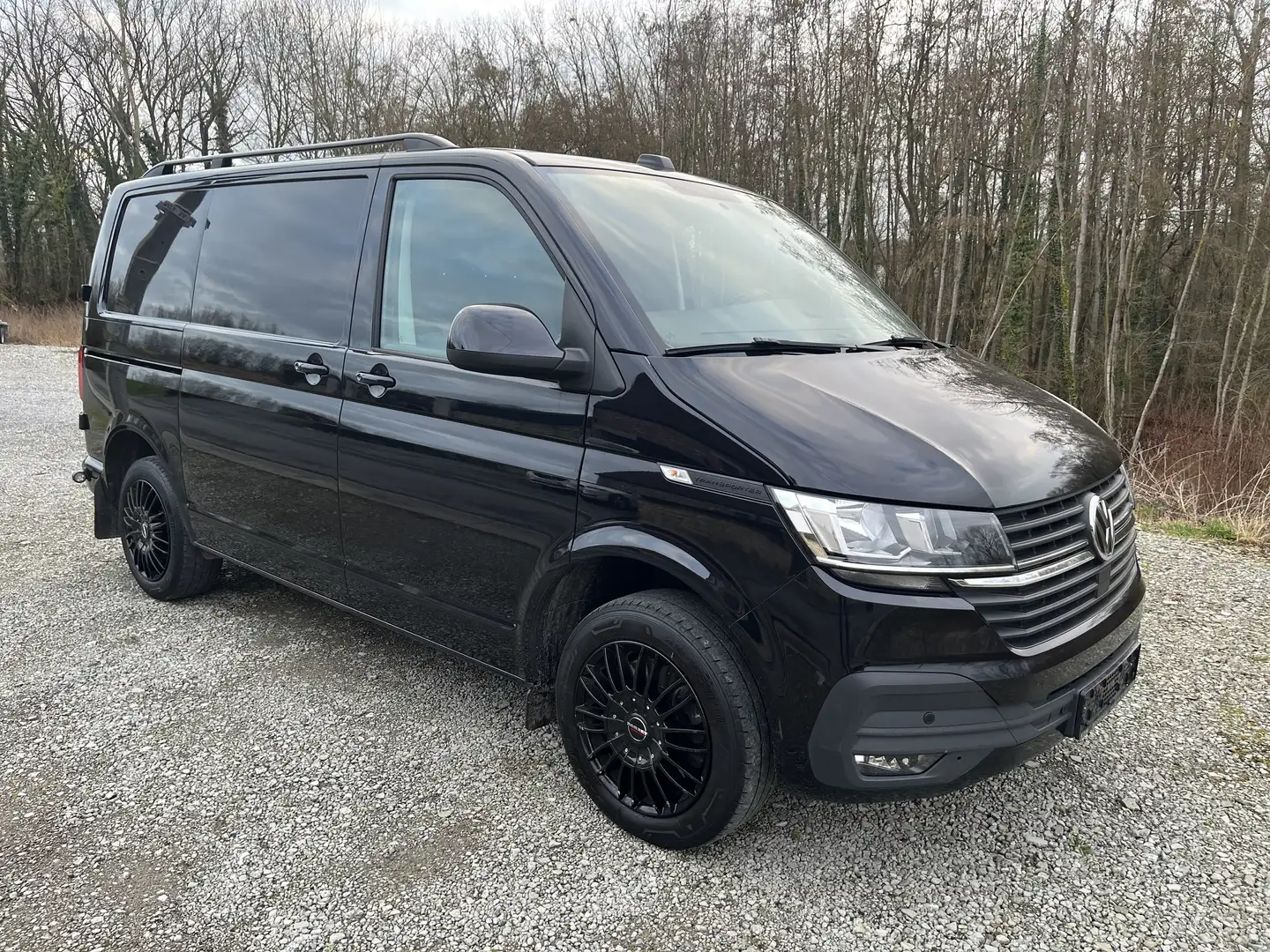 Volkswagen T6.1 Transporter 2.0TDi DSG 204PK 2023 37.181€ ex btw BLACK EDITION Noir - 2