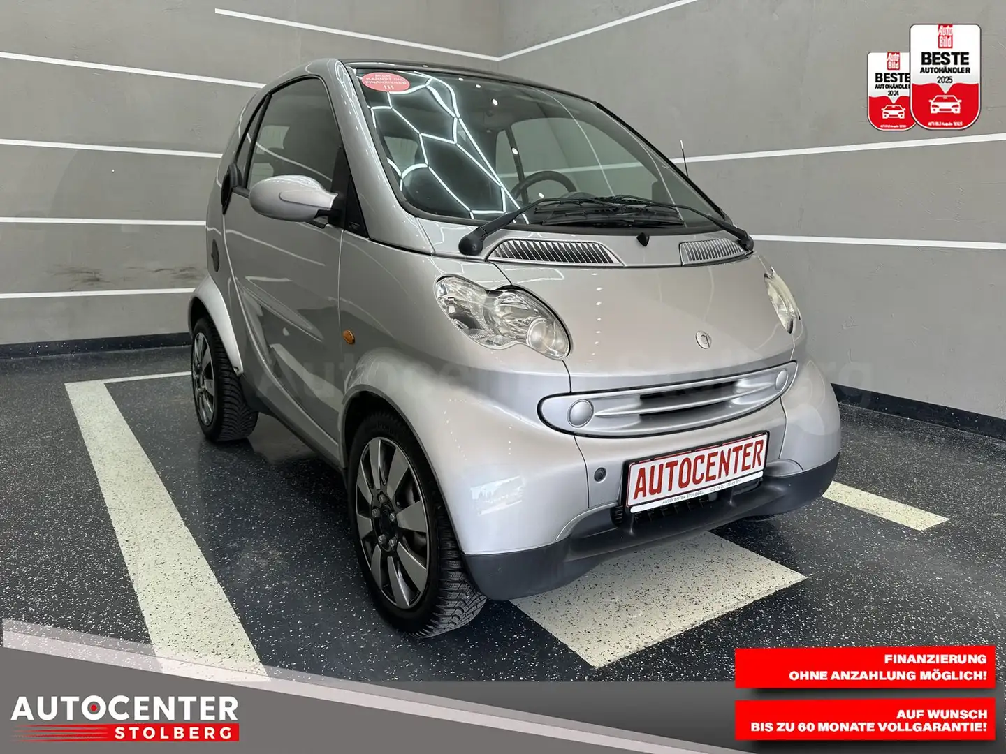 smart forTwo fortwo Basis "PANO-AUTO-KLIMA-TÜV NEU" Silver - 2