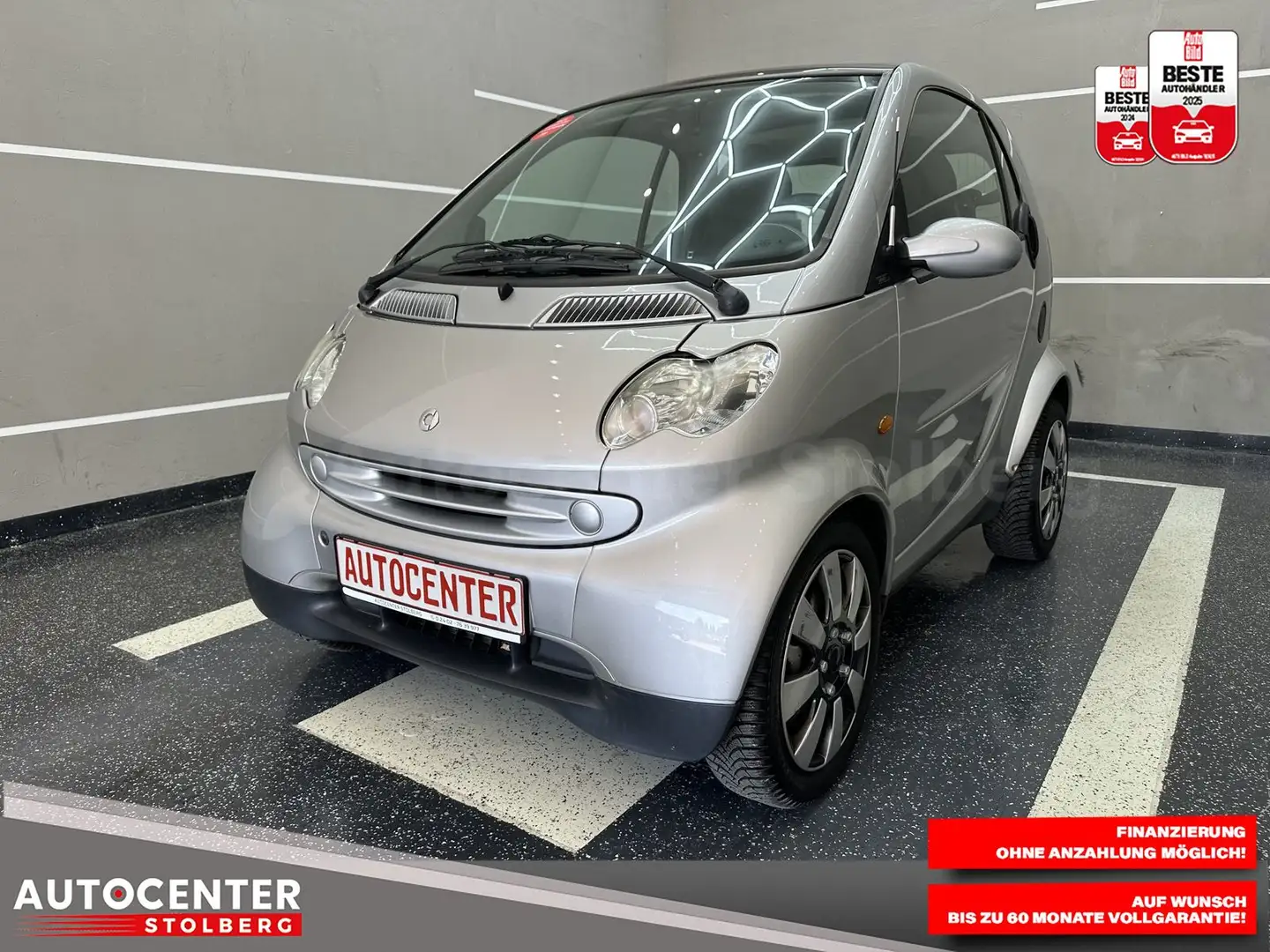 smart forTwo fortwo Basis "PANO-AUTO-KLIMA-TÜV NEU" Silver - 1
