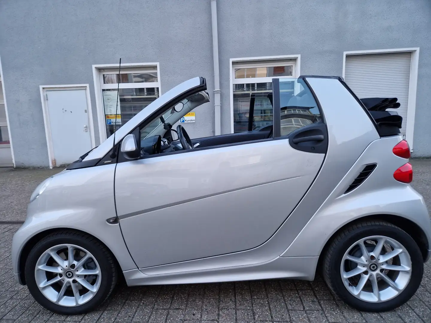 smart forTwo Diesel, Automatik ,Cabrio ,Klima, INSP+TÜV NEU Argent - 2
