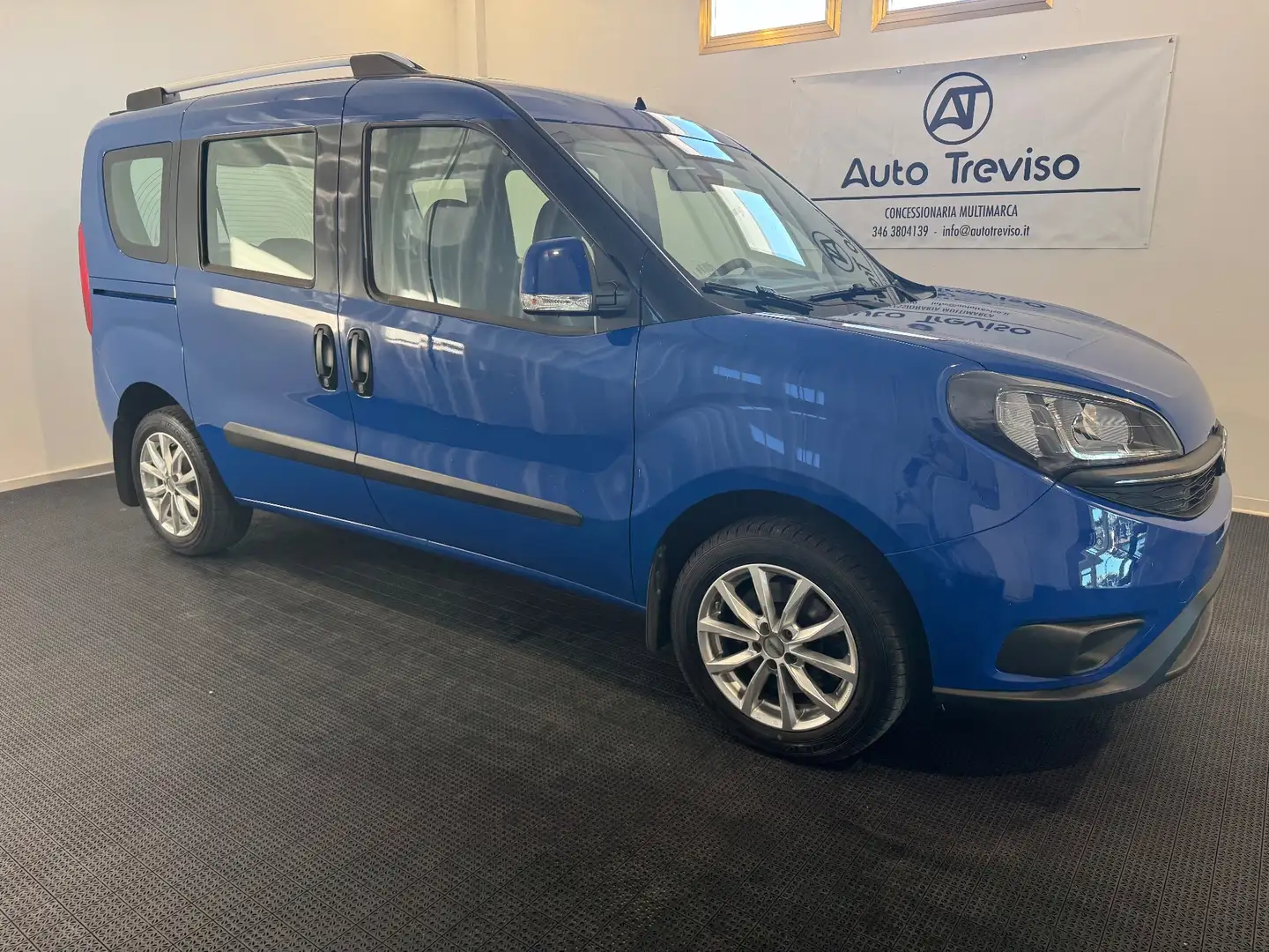 Fiat Doblo Doblò 1.4 Natural Power PC Combi M1 Lounge Bleu - 1