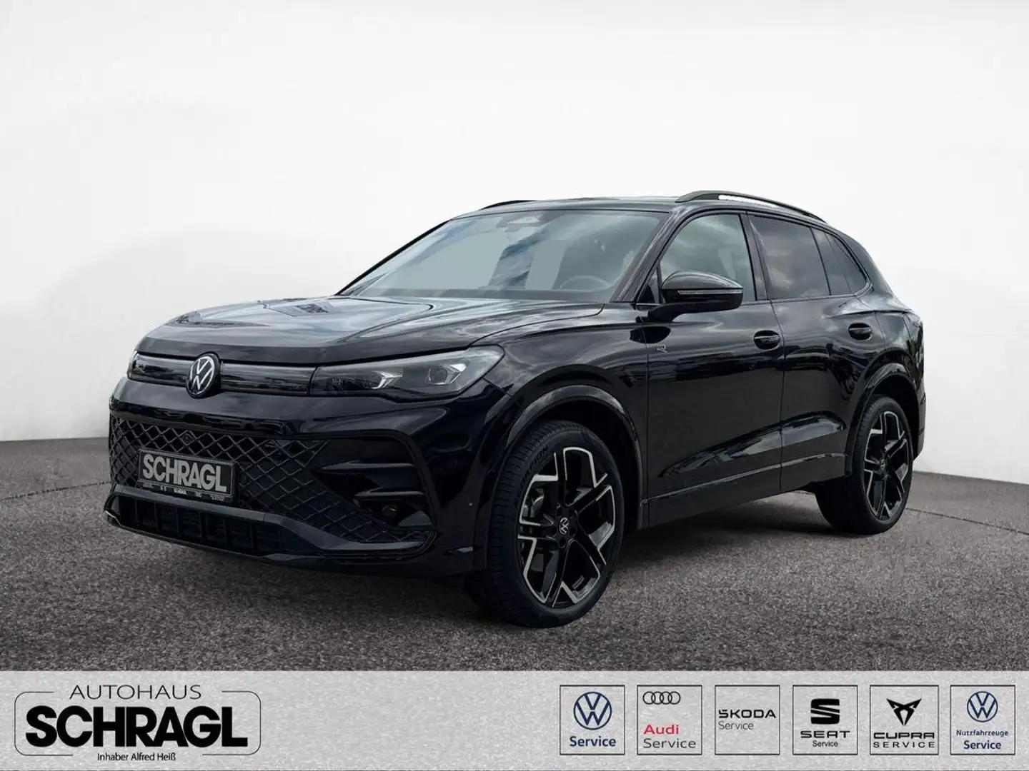 Volkswagen Tiguan 2.0 TDI DSG 4MOTION R-LINE+AHK+IQ+BLACK Schwarz - 1