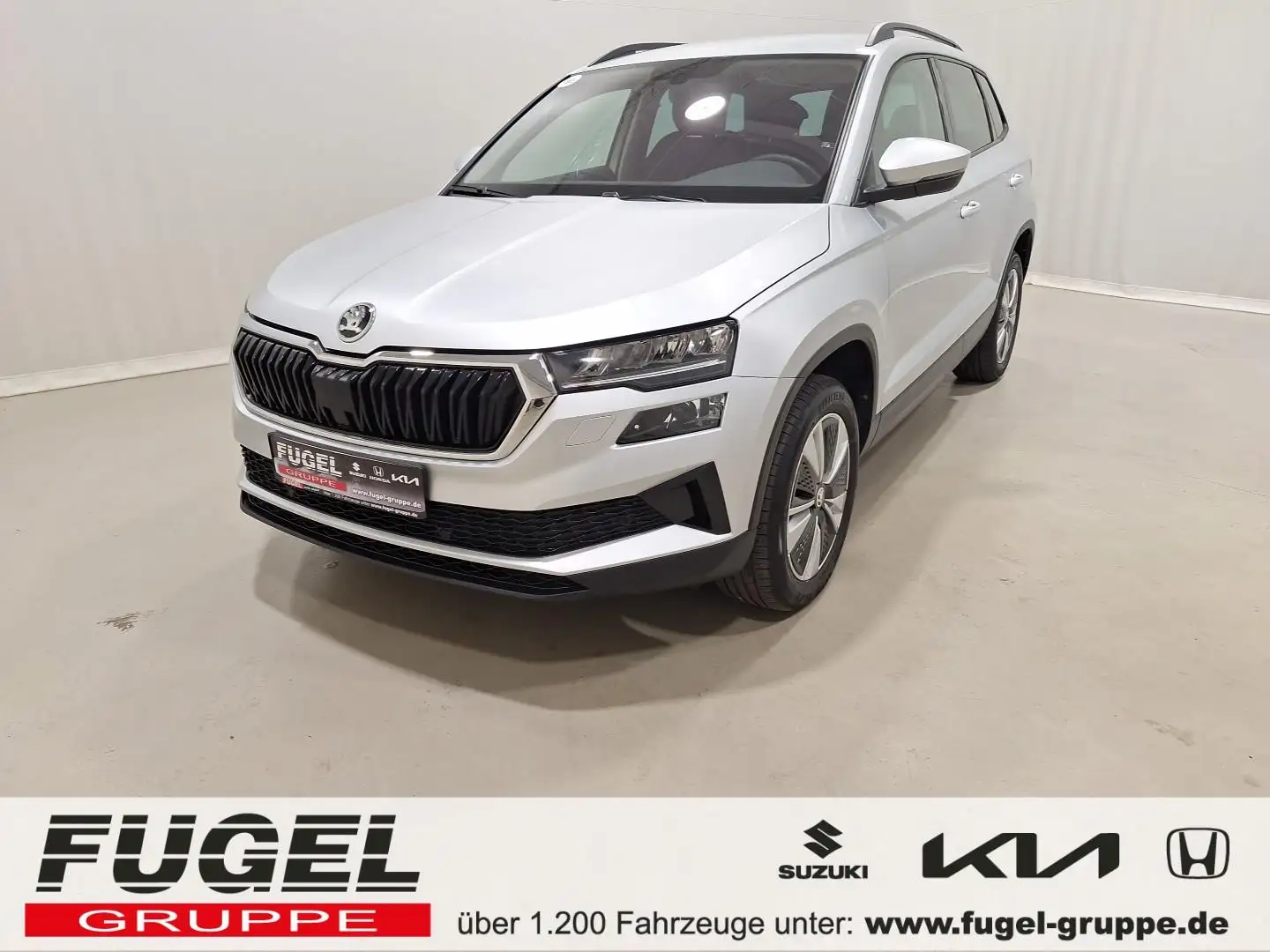Skoda Karoq 2.0 TDI Ambition AHK|Navi|virt.Cock.|LED Silber - 1
