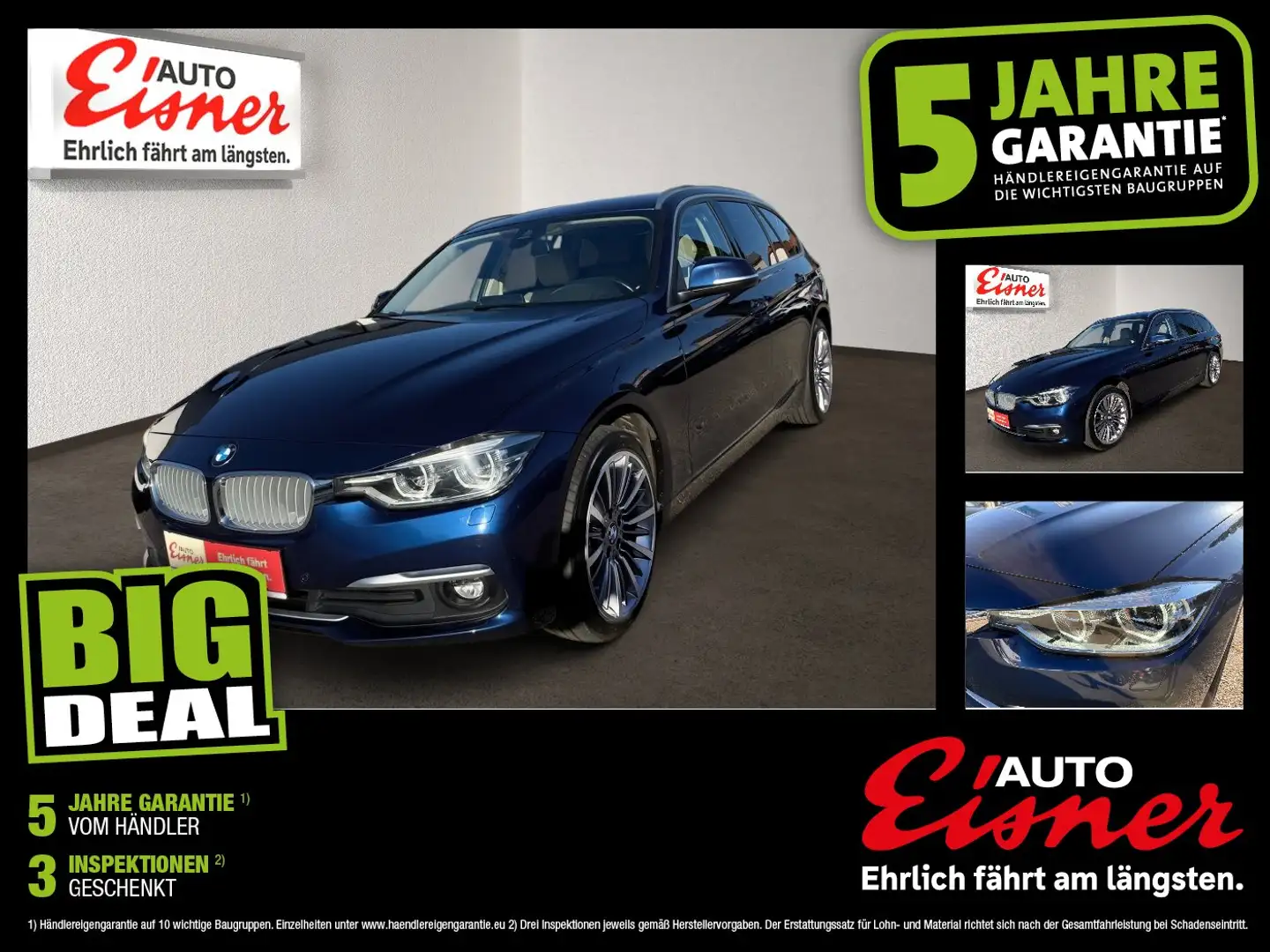 BMW 320 d xDrive Touring Luxury Line Purity 2xKlima Blau - 1