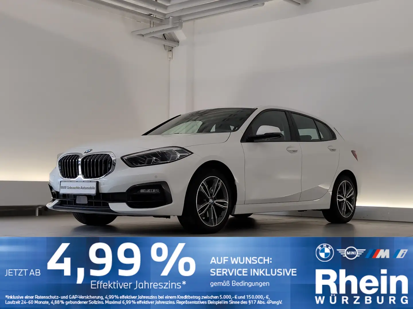 BMW 116 i Sport Line DAB/Lordose/SHZ DAB/Lordose/SHZ Weiß - 1