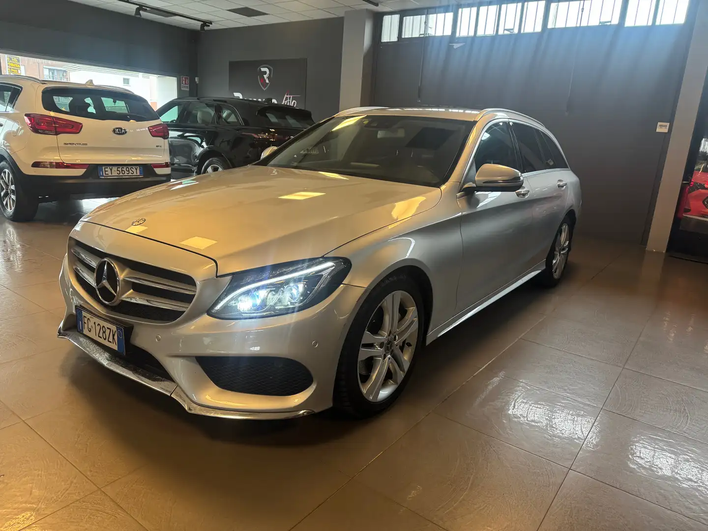 Mercedes-Benz C 220 Classe C-S205 2014 SW SW d (bt) Premium auto Gris - 2