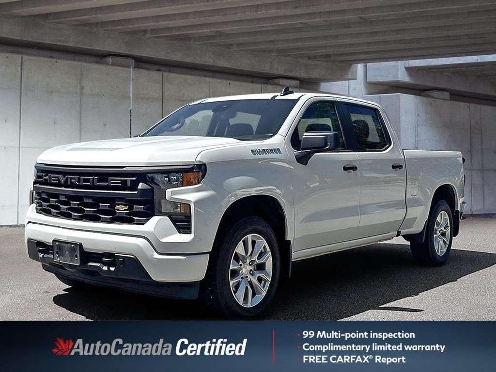 2024 Chevrolet Silverado 1500 Custom | 1 Owner | No Accidents | Auto Canada Cert