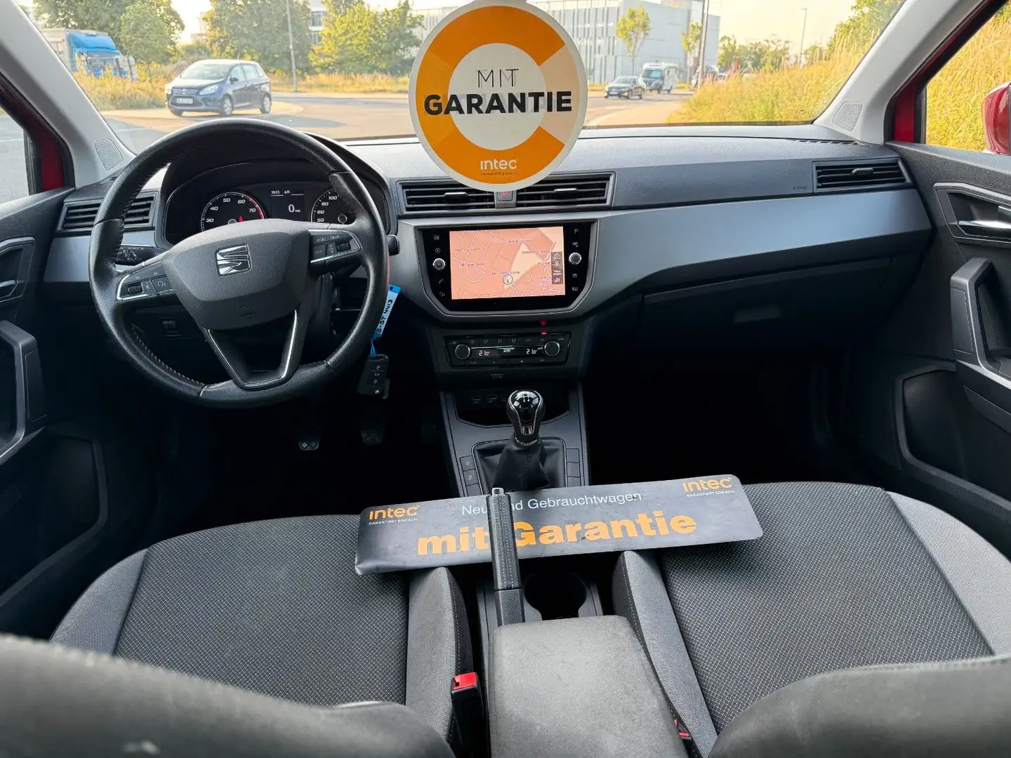 SEAT Ibiza Style KLIMAAUT NAVI APPLECAR AHK GARANTIE Rot - 2