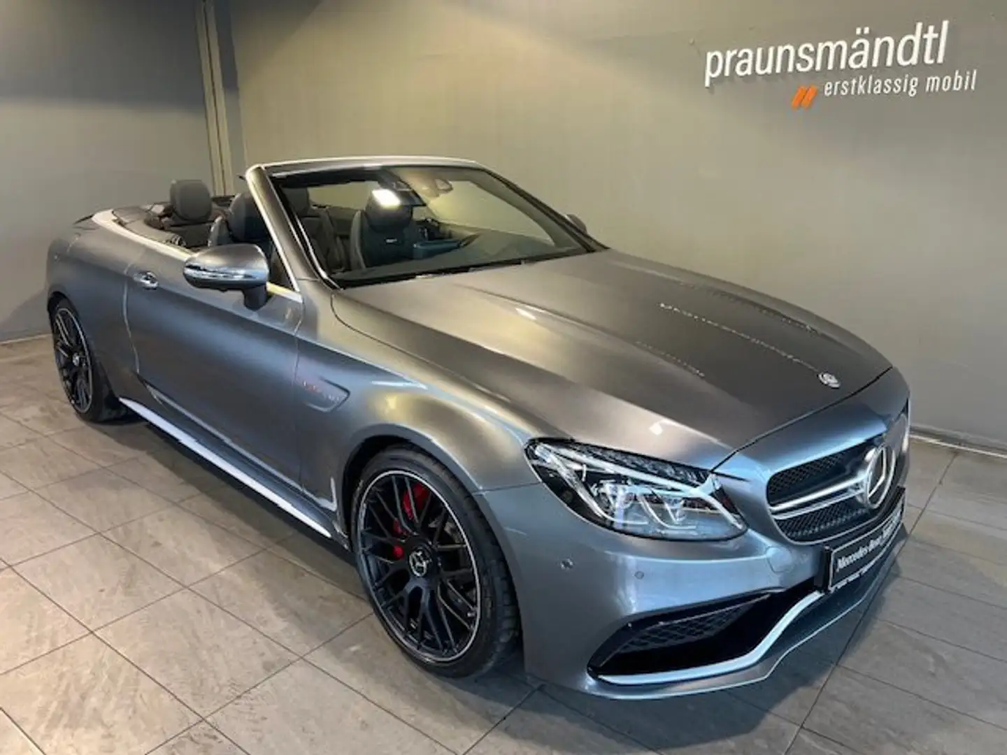 Mercedes-Benz C 63 AMG C 63 S AMG Cabrio Sound/Dist/360°/DriversPackage Grau - 2