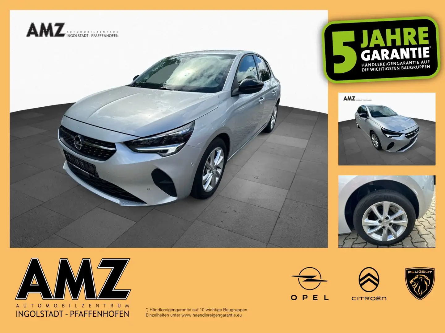Opel Corsa 1.2 Turbo Elegance Parkhilfevo+hi*LED*SHZ Zilver - 1