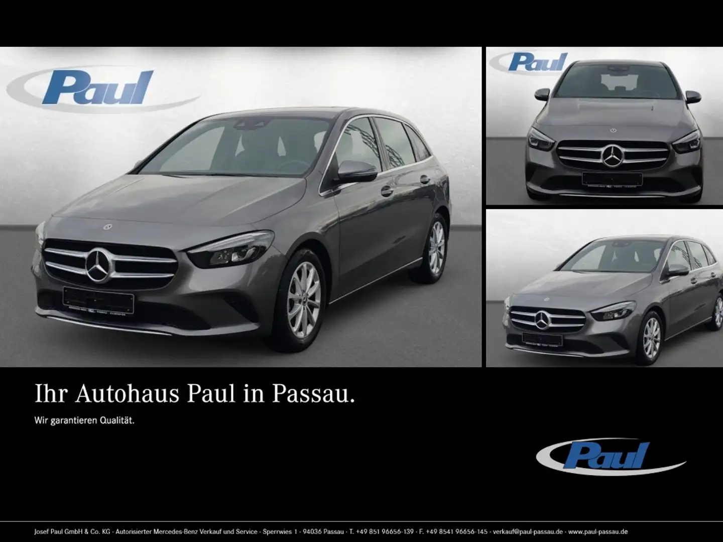 Mercedes-Benz B 200 ParkAss. KAM Navi SHZ LED SpurH AUT FLA Gris - 1