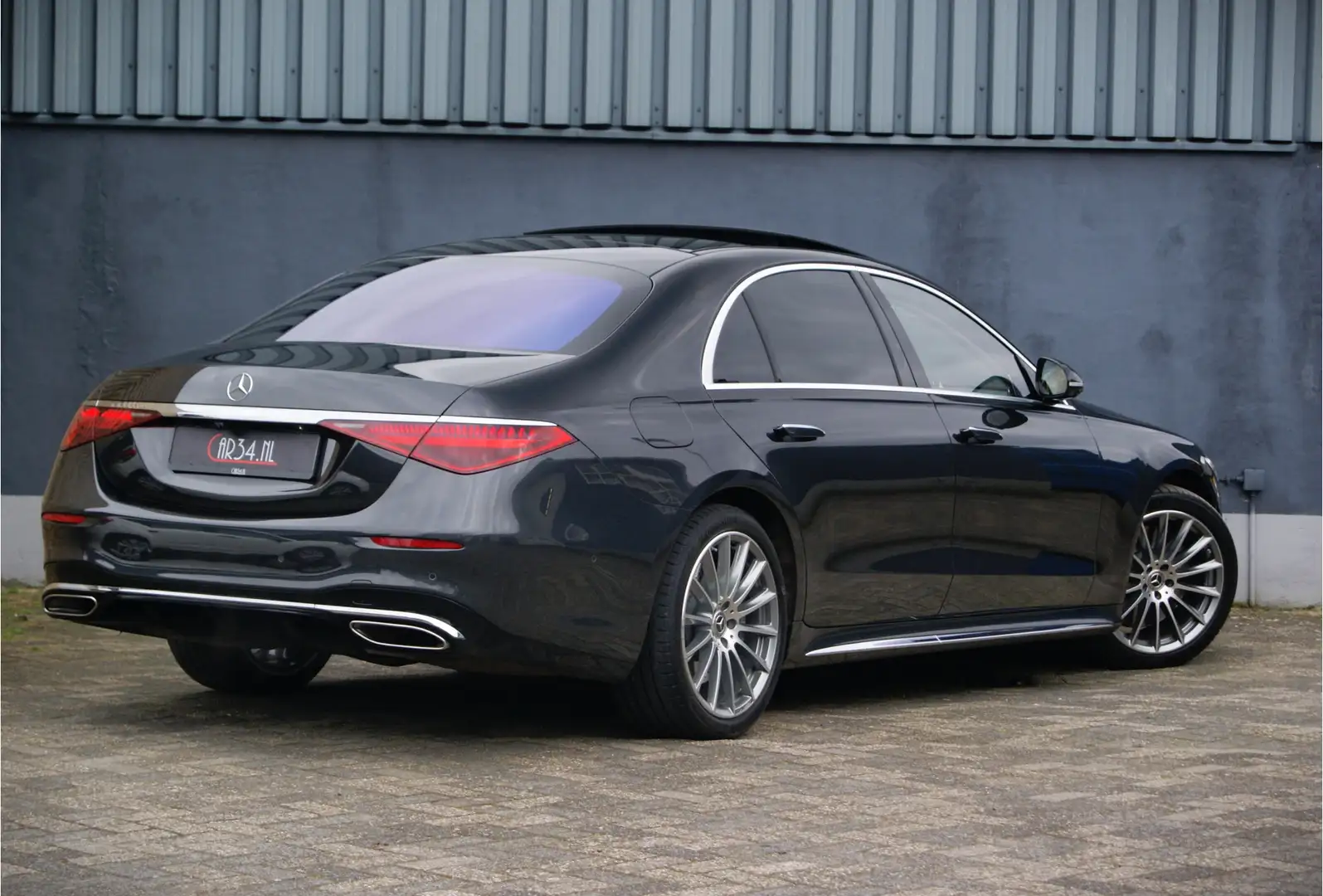 Mercedes-Benz S 500 4MATIC Lang AMG Line NL Auto/Pano/4W best./Burmest Šedá - 2