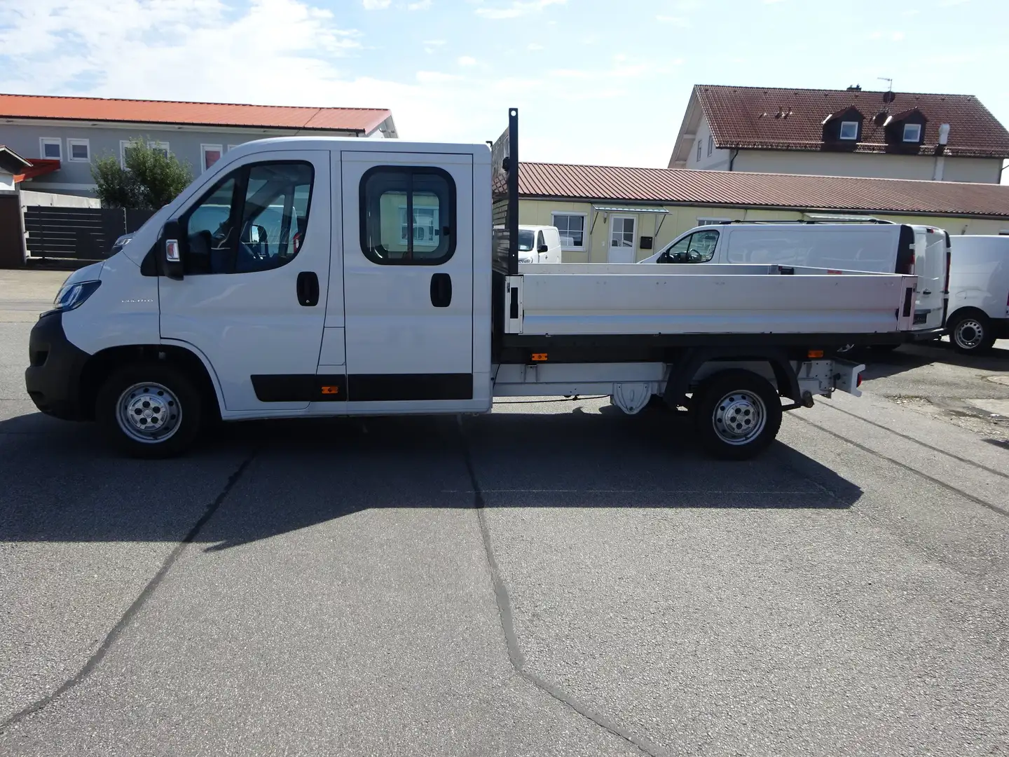 Fiat Ducato DOKA L4 Pritsche Klima Temp.7Sitze TÜV KD NEU Weiß - 2